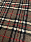 Sciarpa Burberry grigia marrone in lana (26sc07)