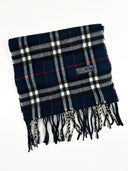 Sciarpa Burberry blu in lana (26sc14)