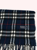 Sciarpa Burberry blu in lana (26sc14)