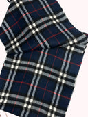 Sciarpa Burberry blu in lana (26sc14)