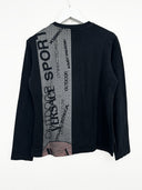 Maglia nera Versace anni 2000 donna (26t03) - M/L