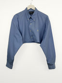 Completo azzurro camicia e gonna Ralph Lauren (26v09) - M/L