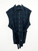 Abito Ralph Lauren blu verde a scacchi (26v12) - M