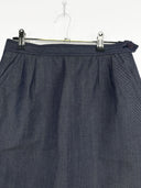 Gonna blu Yves Saint Laurent YSL made in france (26v13) - 40 (IT)