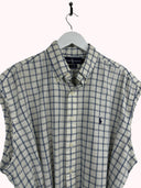 Abito Ralph Lauren bianco blu a quadretti (26v19) - S/M