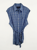 Abito Ralph Lauren blu a quadri (26v20) - tg unica