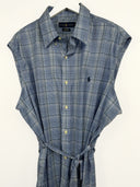 Abito Ralph Lauren blu a quadri (26v20) - tg unica