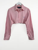 Completo gonna+ camicia Ralph Lauren rosa a righe (26v22) - tg U