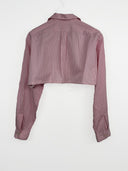 Completo gonna+ camicia Ralph Lauren rosa a righe (26v22) - tg U
