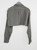 Completo gonna + camicia Ralph Lauren panna a righe (26v23) - tg U