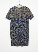 Abito estivo Max Mara floreale blu rosa (26v25) - S