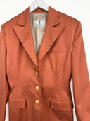 Completo giacca + gonna Valentino arancione corallo anni 80 (26v27) - 44