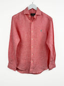 Camicia Ralph Lauren rosa in lino -  S