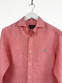 Camicia Ralph Lauren rosa in lino -  S
