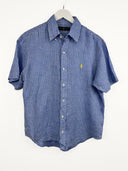 Camicia Ralph Lauren azzurra a quadretti - M