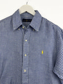 Camicia Ralph Lauren azzurra a quadretti - M