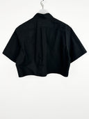 Camicia Ralph Lauren nera cropped - M