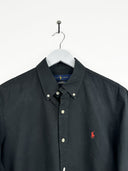 Camicia Ralph Lauren nera cropped - M