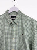 Camicia Tommy Hilfiger verde cropped - M/L