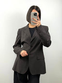 Blazer Max Mara marrone gessato donna (26g35) - M/L