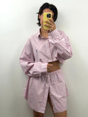 Completo camicia + gonna Ralph Lauren rosa a quadretti (26-151) - TGU