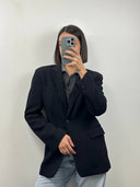 Blazer nero gessato Emporio Armani donna (25g271) - 42