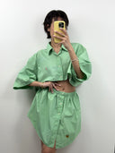Completo gonna+ camicia Ralph Lauren verde (26v21) - tg U