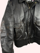 Giacca in pelle Schott marrone (25g291) - L
