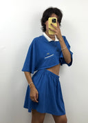 Completo polo + gonna Lacoste blu (26-206) - TG U