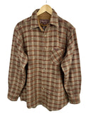 Camicia Marlboro arancio marrone a quadri anni 90 (26-308) - L