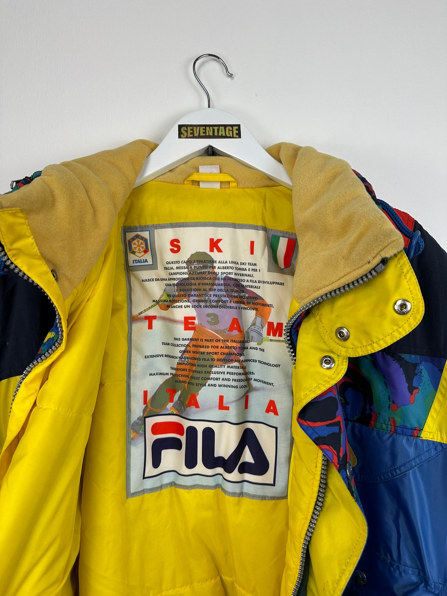 Giacca Fila  Italia blu da sci 90s - L