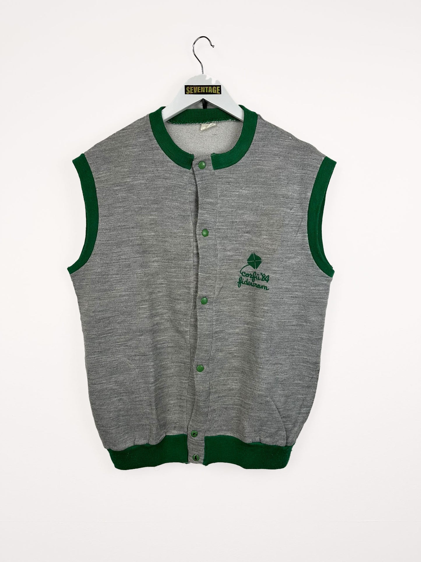 Gilet grigio verde - M