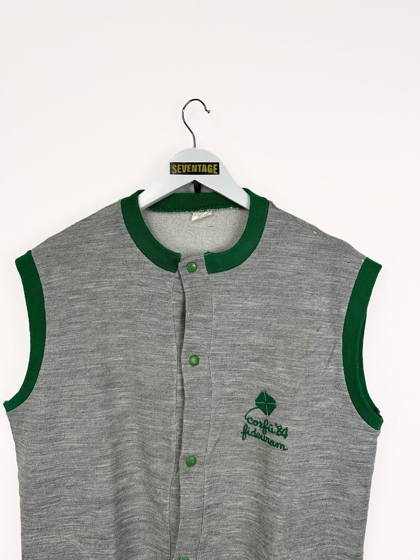 Gilet grigio verde - M