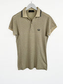 Polo Fred Perry beige a righe (25p80) - S
