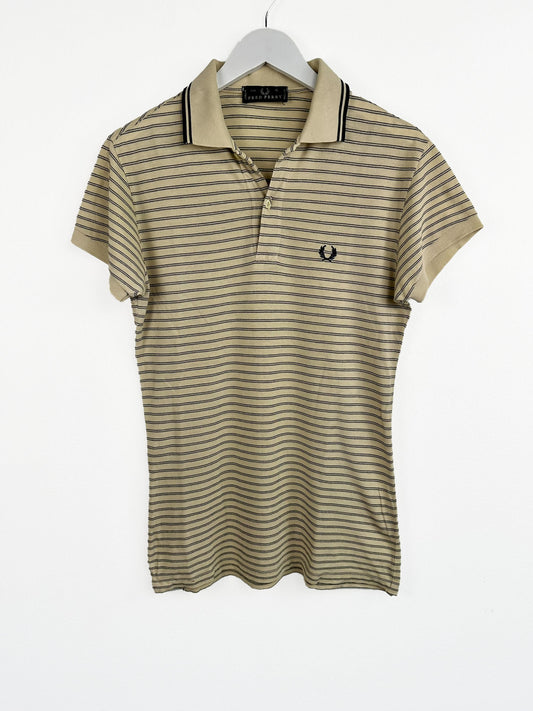 Polo Fred Perry beige a righe (25p80) - S
