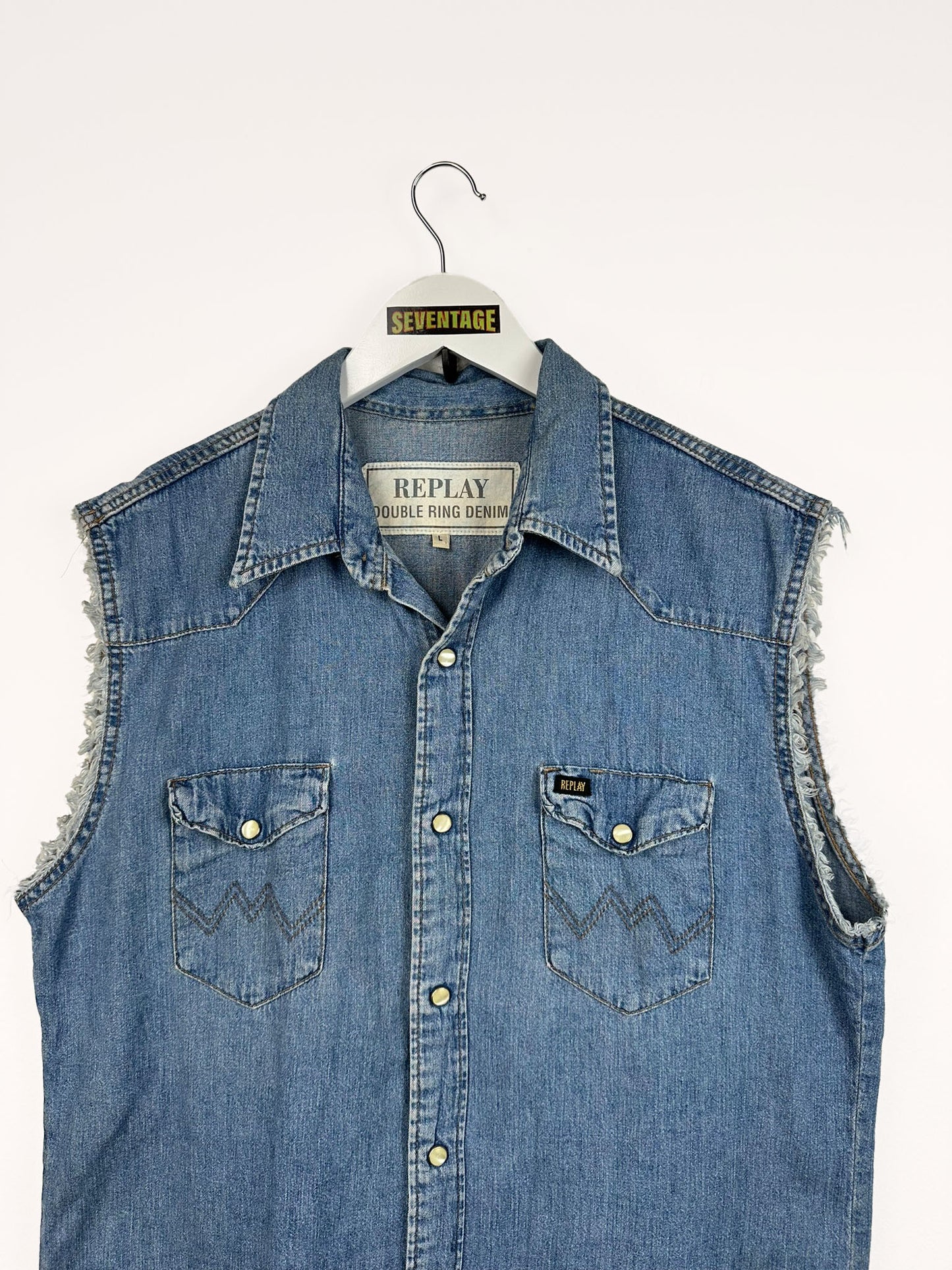 Gilet Replay in denim - L