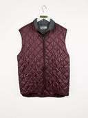Gilet rosso trapuntato - L
