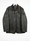 Raro Barbour Cowen Commando Jacket verde oliva scuro 00s c42 (26g148) - L