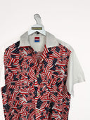 Camicia rossa Usa flag - L