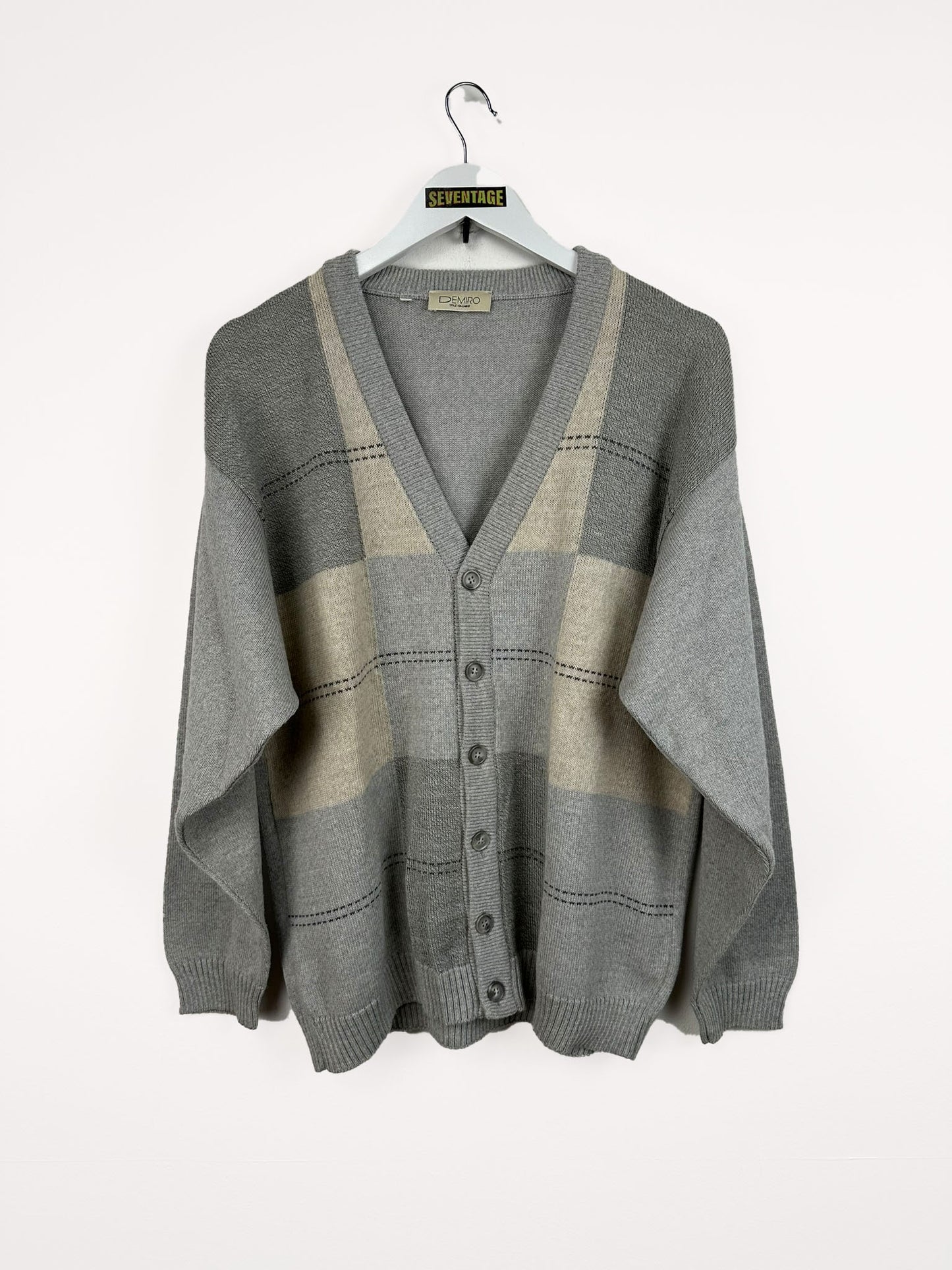 Cardigan grigio 90s - L