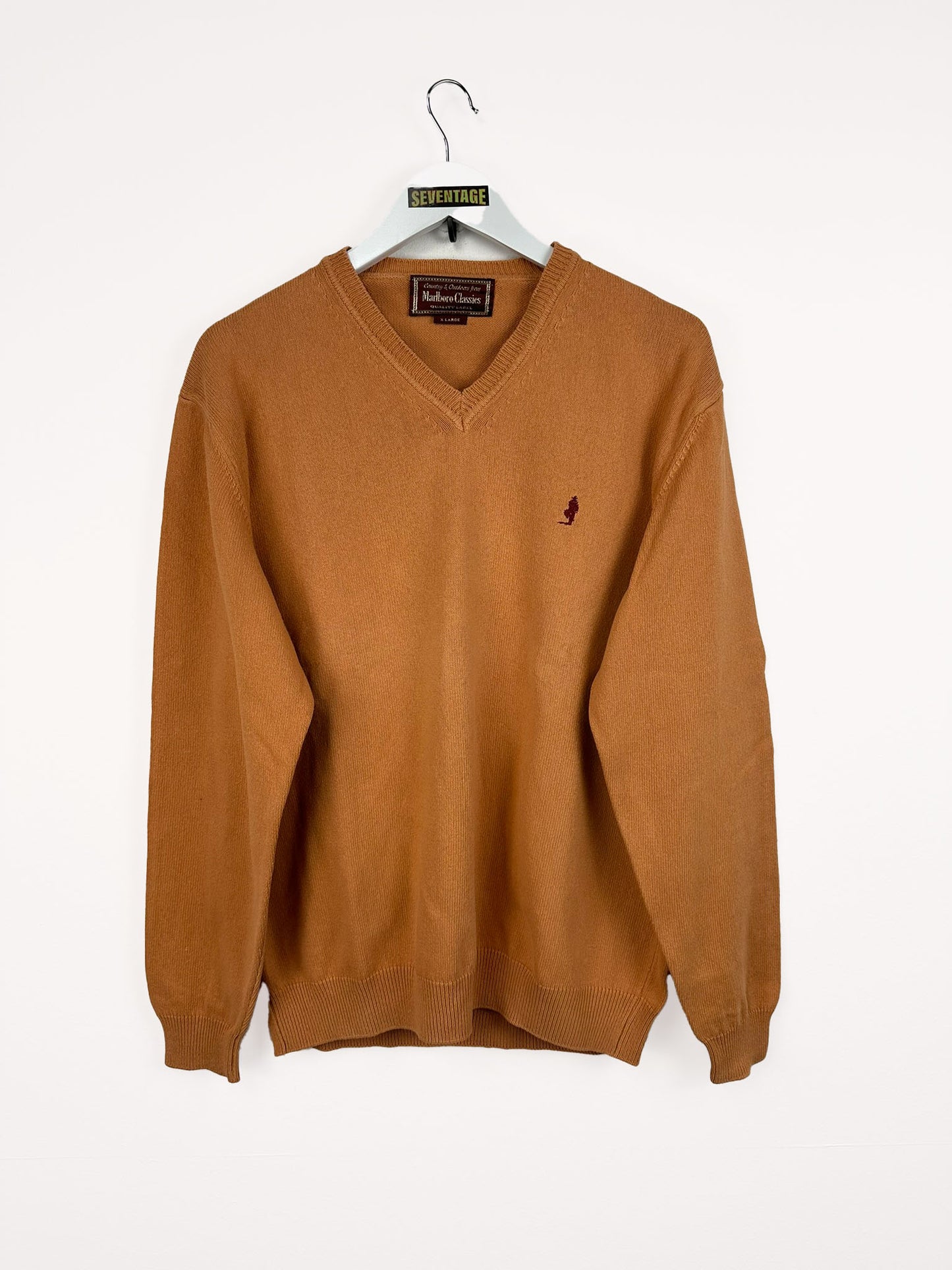 Maglione Marlboro arancio 90s - XL