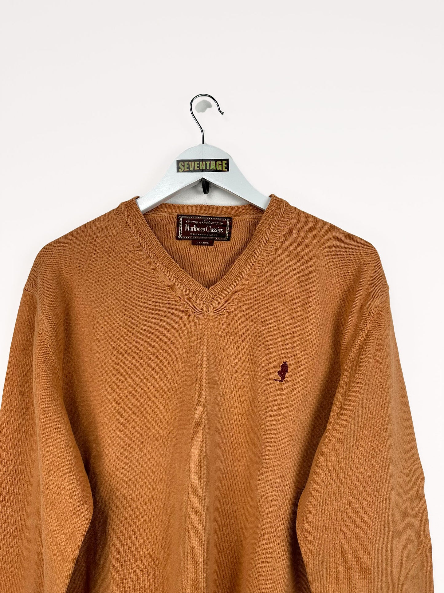 Maglione Marlboro arancio 90s - XL