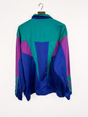 Felpa Fila blu verde vintage - XXL
