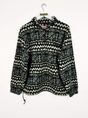 Maglione pile Invicta nero bianco - S