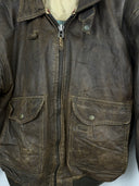 Giacca bomber in pelle Speedware Air Force USA (26g255) - M