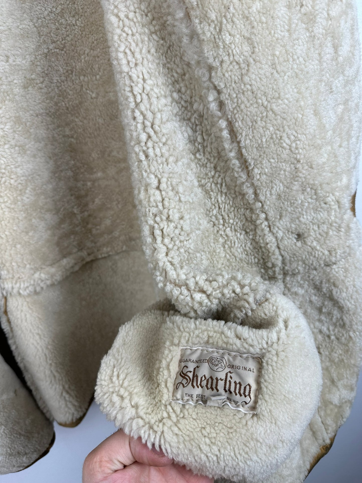 Montone shearling beige 90s - XL