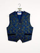 Gilet Husky blu fantasia - S