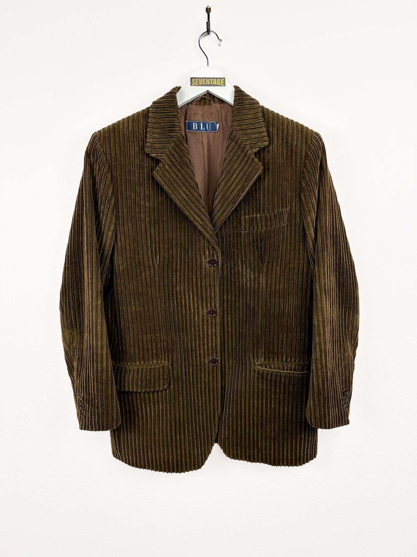 Blazer marrone a costine 01 - 46