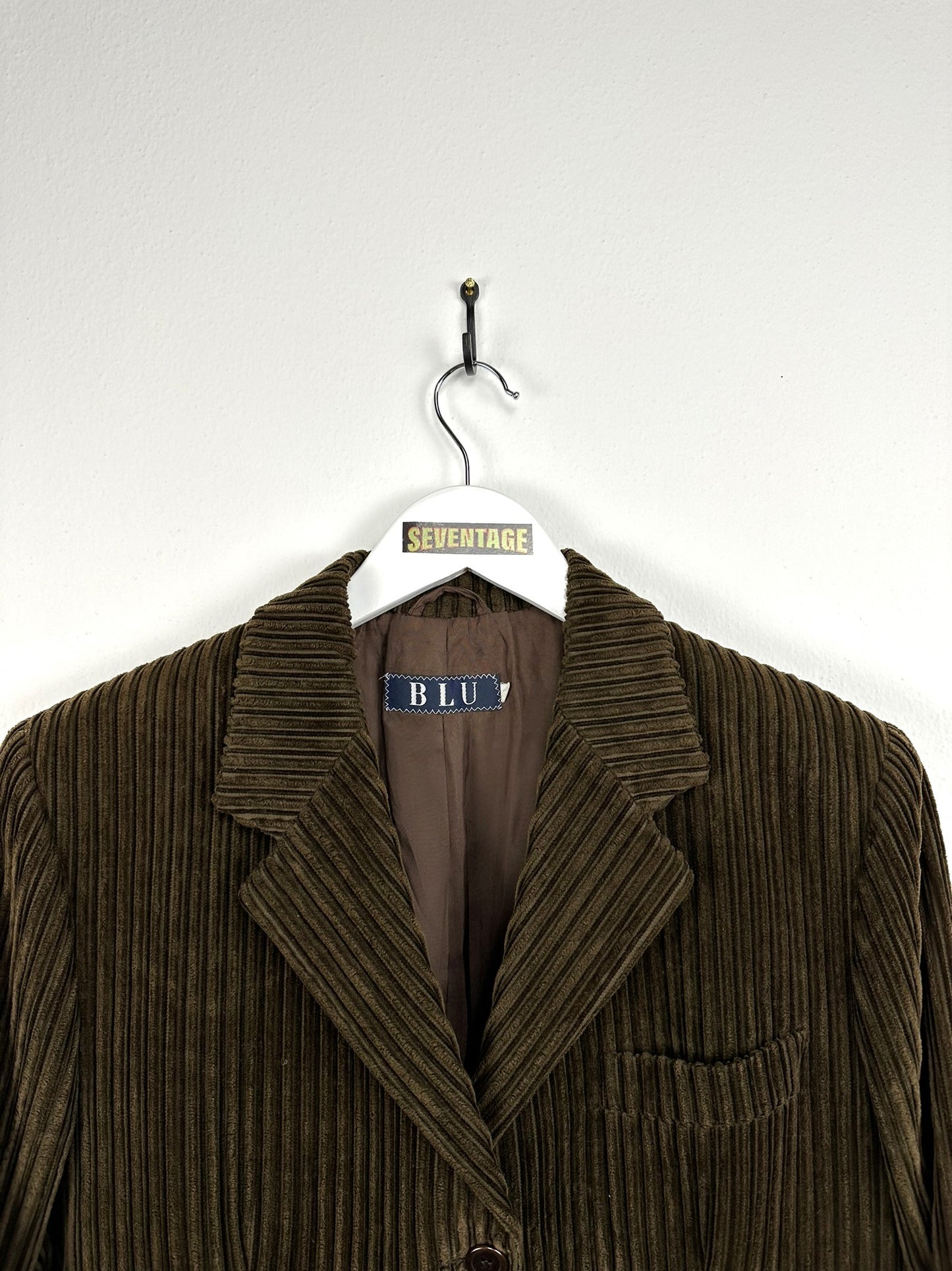 Blazer marrone a costine 01 - 46
