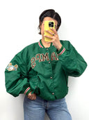 Giacca bomber verde Casucci anni 80 (26g374) - M/L
